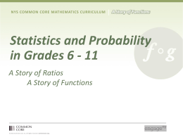 Probability and Statistics in Grades 6-11 PPT