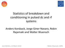 breakdown statistics and conditioningx
