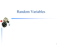 Random Variables