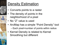 Kernel Density Analysis