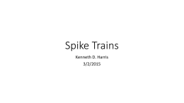 Spike Trains