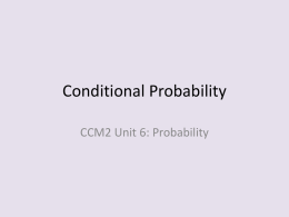 Day 4-Conditional Probability