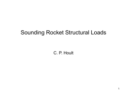 Sounding Rocket Structural Loads