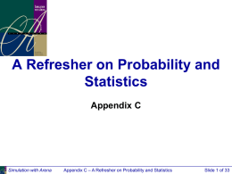 Statistical Preliminaries