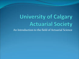 ACSC 325 Presentation - University of Calgary
