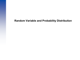 Probability and Statistical Review