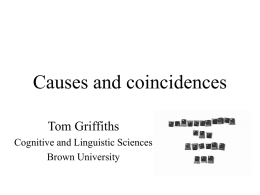 Causes and coincidences
