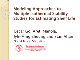 Bayesian Modeling in Accelerated Stability Studies