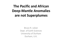 The “Superplumes” are not Plumes