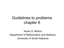 GuidelinesToProblems(chapter6)