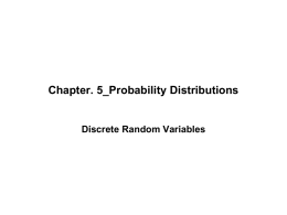 Chapter. 5_Probability Distributions