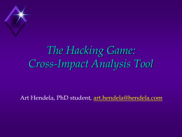 The Hacking Game: Cross