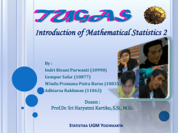 The Use of Mathematical Statistics