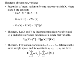 Distribution of a function of a random variable
