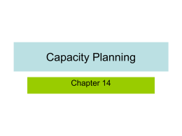 Capacity Planning - University of Hawaii at Hilo