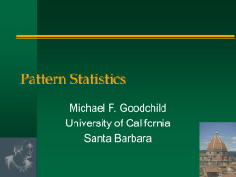 Pattern Statistics - University of California, Santa Barbara