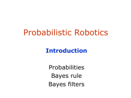 Probabilistic Robotics - Sebastian Thrun's Homepage