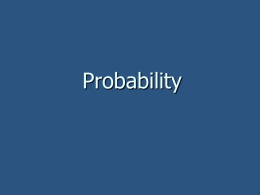 Probability - Iroquois Central School District / Home Page