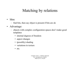 Matching by relations - University of Illinois at Urbana