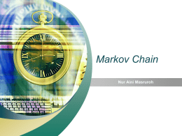 Markov Chain - Universitas Gadjah Mada