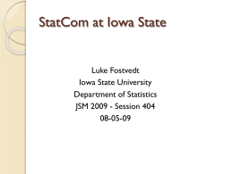 STATCOM at Iowa State