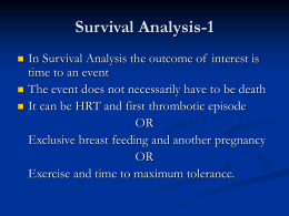 Survival Analysis-1