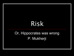 Risk avoidance - Jacobi Emergency Medicine