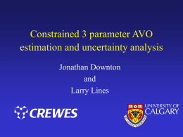 Quantifying uncertainty in AVO analysis