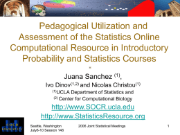 Assessment of the Pedagogical Utilization of the