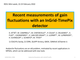 Study of avalanche fluctuations and energy resolution with