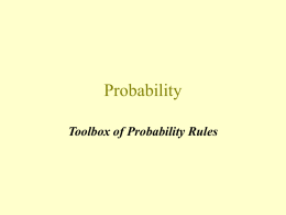 Probability - Penn State Statistics Department