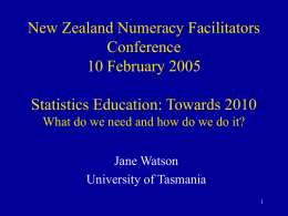 University of Auckland 10 October, 2002 Tasmanian Research
