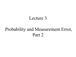 Lecture 1 Describing Inverse Problems