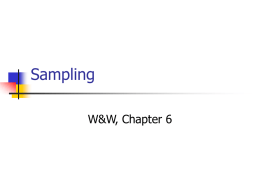 Power Point Slides for W&W, Chapter 6