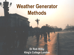 wilby_weather_gen - global change SysTem for Analysis