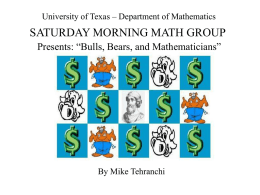 Here - UT Mathematics