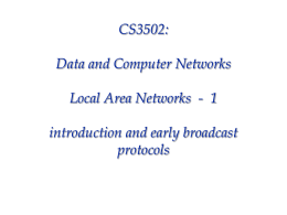 CS3502-LANs