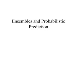 Ensemble Prediction in the U.S.