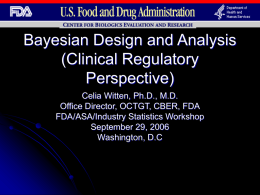 FDA and Tissue Regulation