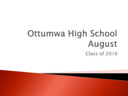 Grade 12 Assembly - Ottumwa Community School District