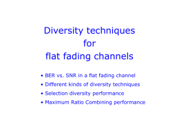Diversity techniques