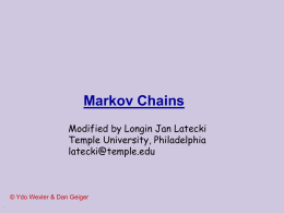 Markov Chains - Tutorial #5