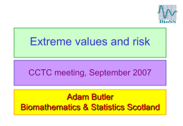 Extremes_CCT_v3 - Biomathematics and Statistics Scotland