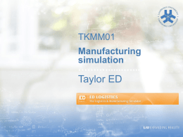 Simulation with Taylor ED