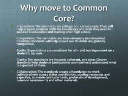 PPS Common Core Slide Show
