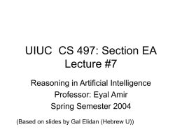 P * (X) - Knowledge Representation & Reasoning at UIUC!
