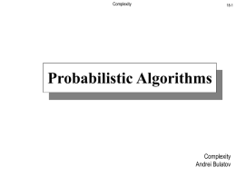 Probabilistic Turing Machines Definition