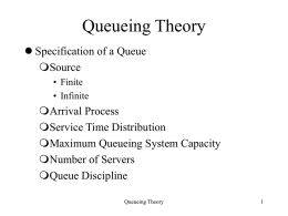 [slides] Queueing theory