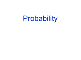 Probability Baye`s
