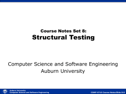 Structural Testing - Auburn University